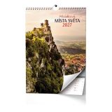 Kalendář nástěnný - Pohádková místa světa / BNF5