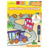 Omalovánky s vodovkami CONCORDE - Dopravní prostředky