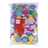 Samolepicí smajlíci APLI JUMBO - mix / 500 ks Samolepicí smajlíci APLI JUMBO - mix / 500 ks