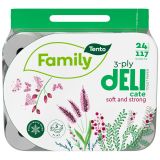 Papír toaletní Tento Delicade- 3 vrstvý / 24 rolí Papír toaletní Tento Delicade- 3 vrstvý / 24 rolí