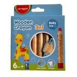 Pastelky KEYROAD 3v1akvarelové / 6 barev Pastelky KEYROAD 3v1akvarelové / 6 barev