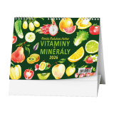 Kalendář stolní obrázkový Vitamíny a minerály / BSF10 Kalendář stolní obrázkový Vitamíny a minerály / BSF10