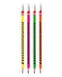 Trojhranná tužka Kores Neon HB mix barev