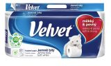 Papír toaletní Velvet white 3-vrstý / 8 ks