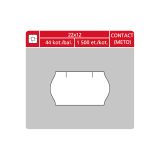 Etikety do etiketovacích kleští - 22 x 12 mm Contact / bílá Etikety do etiketovacích kleští - 22 x 12 mm Contact / bílá