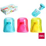 Ořezávátko DELI se zásobníkem U-TOUCH / barevný mix Ořezávátko DELI se zásobníkem U-TOUCH / barevný mix