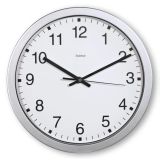 Nástěnné hodiny Hama Mallorca stříbrné / bílé prům. 30 cm Nástěnné hodiny Hama Mallorca stříbrné / bílé prům. 30 cm