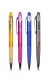 Kuličkové pero Spoko 0112 - barevný mix transparentní