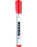 Popisovač Kores K-Marker Whiteboard - červená / kulatý hrot