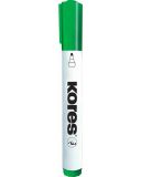 Popisovač Kores K-Marker Whiteboard - zelená / kulatý hrot