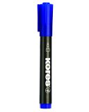 Popisovač Kores K-Marker Permanent - modrá / kulatý hrot