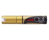 Popisovač křídový UNI Chalk Marker PWE-8K / zlatá