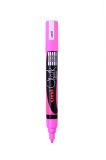 Popisovač křídový UNI Chalk Marker PWE-5M / fluo růžová