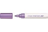 Popisovač Pilot Pintor M / metalický fialová