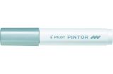 Popisovač Pilot Pintor M / stříbrná