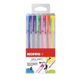 Kuličkové pero Kores K11-Pen NEON - sada 6 ks Kuličkové pero Kores K11-Pen NEON - sada 6 ks