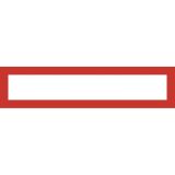 Magnetický informační rámeček LEAN A4/A3 - 317 x 75 mm / červená / 10 ks Magnetický informační rámeček LEAN A4/A3 - 317 x 75 mm / červená / 10 ks