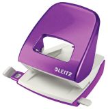 Kancelářský děrovač Leitz NeXXt 5008 / metalická fialová - 30 listů