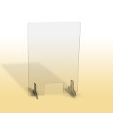 Ochranná clona - 65 x 90 cm / plexi / otvor 26 x 15 cm Ochranná clona - 65 x 90 cm / plexi / otvor 26 x 15 cm