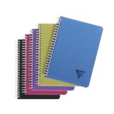 Blok kroužkový Clairefontaine Linicolor intesive A5 - linka / 90 listů / mix barev Blok kroužkový Clairefontaine Linicolor intesive A5 - linka / 90 listů / mix barev