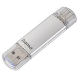Flash Pen Laeta twin - stříbrná / 128 GB / USB 3.1 Flash Pen Laeta twin - stříbrná / 128 GB / USB 3.1