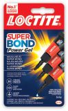 Vteřinové lepidlo Loctite - Super Bond POWER GEL MINI 3 x 1 g