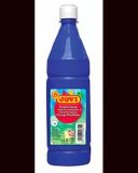 Tekuté temperové barvy JOVI v lahvi - 1000 ml / tmavě modrá