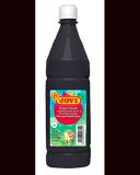 Tekuté temperové barvy JOVI PREMIUM v lahvi - 1000 ml / černá