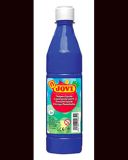 Tekuté temperové barvy JOVI PREMIUM v lahvi - 500 ml / tm.modrá