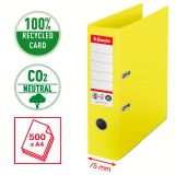 Pořadač pákový Esselete CO2 neutrální - A4 / hřbet 7,5 cm / žlutá