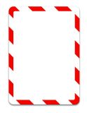 Kapsy Magneto bezpečnostní - A4 / červeno-bílá / 2 ks / samolepicí