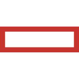 Magnetický informační rámeček LEAN A5/A4 - 230 x 75 mm / červená / 10 ks Magnetický informační rámeček LEAN A5/A4 - 230 x 75 mm / červená / 10 ks