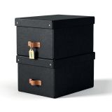 Úložný box Leitz Puro M - černá / 2 ks Úložný box Leitz Puro M - černá / 2 ks