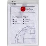 Spisové desky s drukem Snopake Polyfile - A7 / čirá