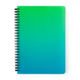 Blok kroužkový OMBRE - A5 / linka / zelená Blok kroužkový OMBRE - A5 / linka / zelená