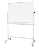 Magnetická otočná tabule na mobilním stojanu - 90 x 120 cm