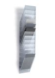Držáky na prospekty Flexiboxx - 12 / A4 / čirý / na výšku
