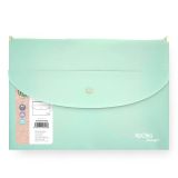 Spisové desky se zipemSpoko ReLeaf Soft touch - A5+ / mentolová Spisové desky se zipemSpoko ReLeaf Soft touch - A5+ / mentolová