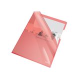 Zakládací obal A4 silný barevný - tvar L / červená 25 ks Zakládací obal A4 silný barevný - tvar L / červená 25 ks