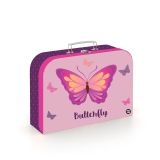 Školní kufřík - Motýl / růžová Školní kufřík - Motýl / růžová