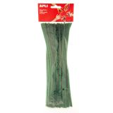 Modelovací drátky APLI zelené / 30 cm / 50 ks