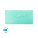 Spisové desky s drukem LUMA - DL / pastelová zelená Spisové desky s drukem LUMA - DL / pastelová zelená