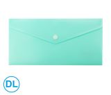 Spisové desky s drukem LUMA - DL / pastelová zelená Spisové desky s drukem LUMA - DL / pastelová zelená