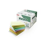 Samolepicí bločky Stick´n by Hopax FSC - 76 x 76 mm / 6 x 100 lístků / pastelové barvy