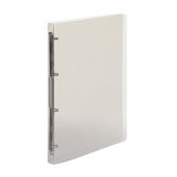 Desky A4 kroužkové průsvitné - 4 - kroužek / kouřová