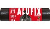 Pytle na odpad Alufix Premium - 80x120cm / 180l / 45my / 10ks / černá