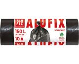 Pytle na odpad Alufix Standard - 105x78cm / 150l / 35my / 10ks / černá