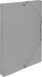 Box na spisy A4 s gumou průsvitný - hřbet 3 cm / kouřová Box na spisy A4 s gumou průsvitný - hřbet 3 cm / kouřová