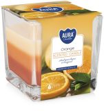 Vonná svíčka tříbarvená - Pomeranč Vonná svíčka tříbarvená - Pomeranč