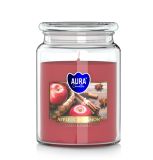 Vonná svíčka v dóze Maxi - Jablko a skořice Vonná svíčka v dóze Maxi - Jablko a skořice